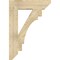 Ekena Millwork Merced Slat Rough Sawn Bracket, Douglas Fir, 6"W x 28"D x 40"H BKT06X28X40MRC06RDF - alternate 4